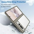 thumbnail image 6 of Crystal Clear Case for Google Pixel Fold 5G,Slim Thin Soft TPU Bumper & Hard PC Back Shockproof Scratch Resistant Protective Phone Case for Google Pixel Fold 5G 2023 (Clear Gray), 6 of 16