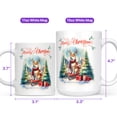 thumbnail image 4 of Merry Christmas Santa Reindeer Antlers Shiba Inu Sleigh Xmas Winter Holiday Mug Shibas Dog Lovers Gifts Idea Coffee Tea Cup - 00023, 4 of 4
