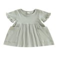 thumbnail image 1 of Robe Princesse à Manches Courtes pour Fille avec Col et Poches, 1 of 8