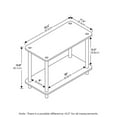 thumbnail image 2 of Pemberly Row Turn-N-Tube Wood 2-Tier Tube Shelf End Table in Beech/Natural, 2 of 6