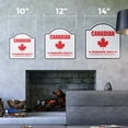 thumbnail image 2 of Canadian 12" X 12" Sign | Indoor/Outdoor Plastic | SignMission Designer Parking Canada Flag Maple Leaf Hockey Canadien Novelty Gift Funny Joke Gag Road Garage, 2 of 4
