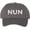 Chacoal/White, variant on Nun Embroidered Baseball Cap | Sister Holy Women Text Church Christian Structured Hat (Forest/White)
