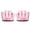 Pink, variant on Cheers.US Non Slip Fingerless Yoga Gloves Exercise Gloves Workout Pilates Fitness Accessories