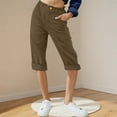 thumbnail image 2 of Capri Pants For Women Sevevn Women's Loose Wide Leg Pants High Waist Straight Pants Casual Pants, 2 of 4