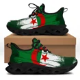 thumbnail image 1 of Zapatos planos informales con diseño de la bandera de Argelia para mujer, zapatillas de deporte a la moda con cordones, zapatos para caminar, calzado de playa para mujer, 1 of 6