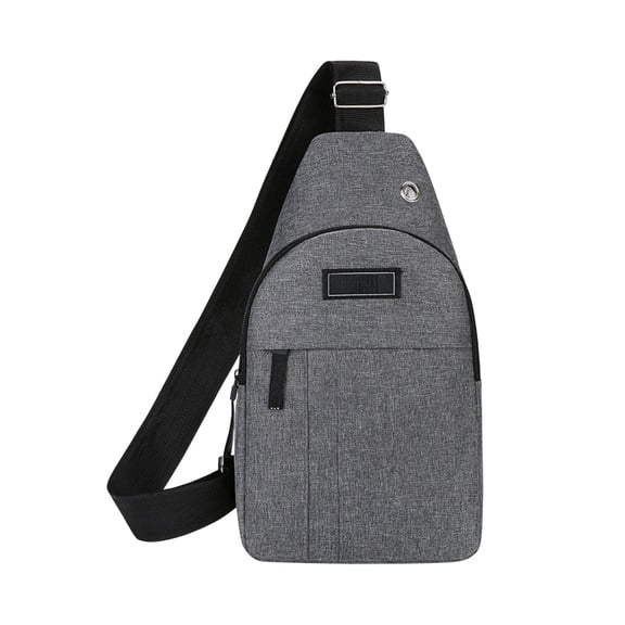 Deeceymbur Men Chest Bag Large Capacity Waterproof Crossbody Shoulder Messenger Sling Bag for Travel Hiking Daily Casual Use