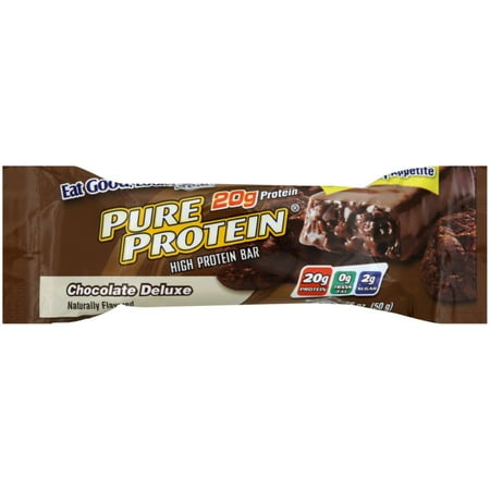 Pure Protein High Protein Bar, Chocolate Deluxe 1.76 oz (Pack of 6)
