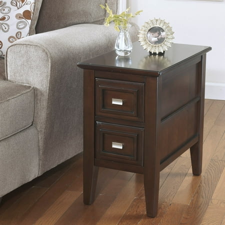 Signature Design By Ashley Larimer Brown Chair Side End Table