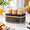 Black, variant on Rapid Electric Egg Cooker, 6 Egg Capacity, White, for Soft Medium Hard Boiled Eggs Poached Omelets