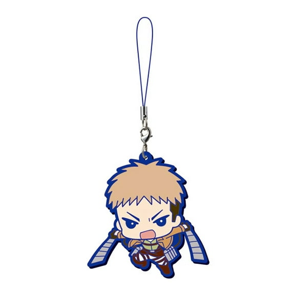 Attack On Titan Rubber Mascot Series Jean Kirschtein Rubber Trading Strap