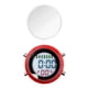 thumbnail image 1 of Despertadores electrónicos de tamaño pequeño, reloj despertador inteligente de pared con cronómetro. Rojo blanco, 1 of 9