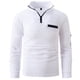 thumbnail image 4 of Blusa y camisa deportiva de manga larga con cuello alto y cremallera a cuadros para hombre, 4 of 9