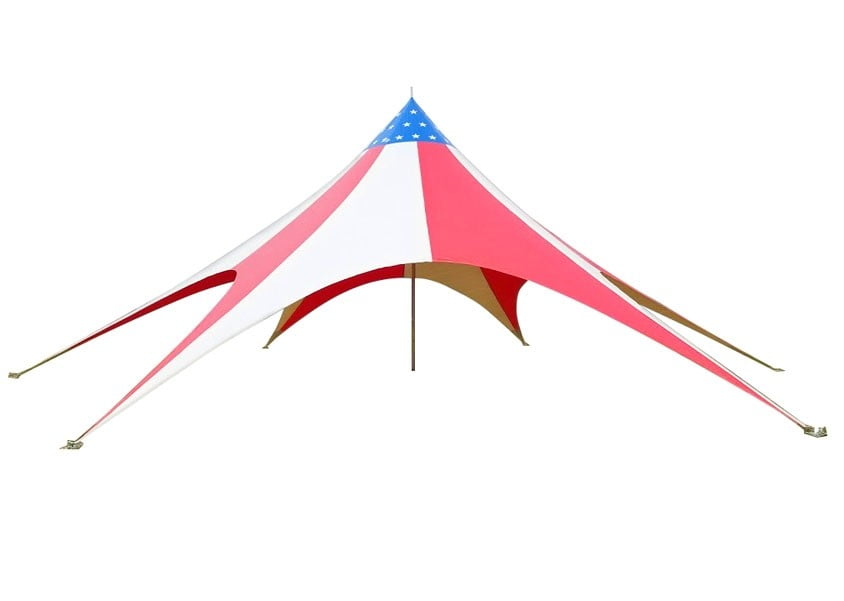 43 Outdoor Event Canopy Star Teepee Tent Red White And Blue Party Tents Direct Walmart Com