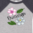thumbnail image 4 of Inktastic Mississippi Magnolia Flowers and Leaves Boys or Girls Baby Bodysuit, 4 of 5