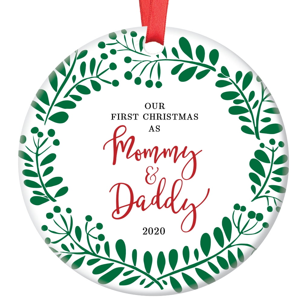 first christmas as parents ornaments