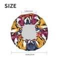 thumbnail image 6 of Kdxio Fox Face Print Shower Cap for Women,Elastic and Reusable,Double Waterproof Layers Bathing Hat, 6 of 9