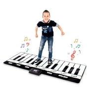 Abco Tech Giant Musical Piano Play Mat Jumbo Floor Keyboard 8 Sounds 70 Inches