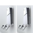 thumbnail image 6 of Wall Mount Holder Bracket for PS5 Pro/ps5 Slim Digital Edition and Disc Edition, Console Wall Hanging Stand Base with Controller Holder Game Console Organizer, 6 of 11