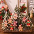 thumbnail image 5 of 12/6Pcs Gingerbread Man Ornaments Wooden Christmas Gifts DIY Xmas Tree Hanging Pendants For Home Xmas Navidad Party Decoration, 5 of 5