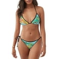 thumbnail image 1 of Balery USA Tourist Map Pijama Estampado Bikini de Dos Piezas para Mujer - Conjunto de Bikini Ajustable Sexy y Cómodo para Playa, 1 of 6
