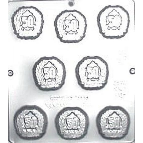 616 "50TH" Anniversary Chocolate Candy Mold