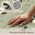 thumbnail image 6 of ODIKA 6'x9' Washable Area Rug Easy Care, Non-Shedding, Hunting Mallard Theme Vintage Stones Reeds Fishing Lure Motif for Queen Size Bedroom Under Bed Master Suite, 6 of 7