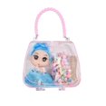thumbnail image 1 of Collier Bracelet Fille Ensemble de Perles DIY Collier Fille Bijoux Perles Bandeau Kit Poupée avec Sac à Main, Bleu, 1 of 8
