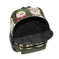 thumbnail image 6 of FORMRS School Backpack with Front Zippered Pocket 12" Student Travel Daypack, Beige Snowmen, 6 of 6