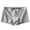 Gray, variant on VgaVtl Cotton Mens Plus Size Boxers Big Underwear Men Breathable Plain Athletic Soft Boxer Briefs Underpants,White L