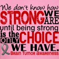 thumbnail image 3 of CafePress - Brain Tumor How Strong We Are T Shirt - Women's Traditional Fit Dark T-Shirt, 3 of 4