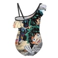 thumbnail image 2 of My Hero Academia Poster One-Piece Swimsuit for Girls Adjustable One Shoulder Ruffled Swimwear Summer Beach Kids Bathing Suits Sizes 6-12Y, 2 of 7