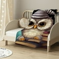 thumbnail image 2 of Nawypu Owl Blanket Owl Gifts for Girls Cute Owl and Coffee Throw Blanket for Kids Adults Soft Warm Cozy Blanket for Couch Sofa ​Bed, 2 of 6