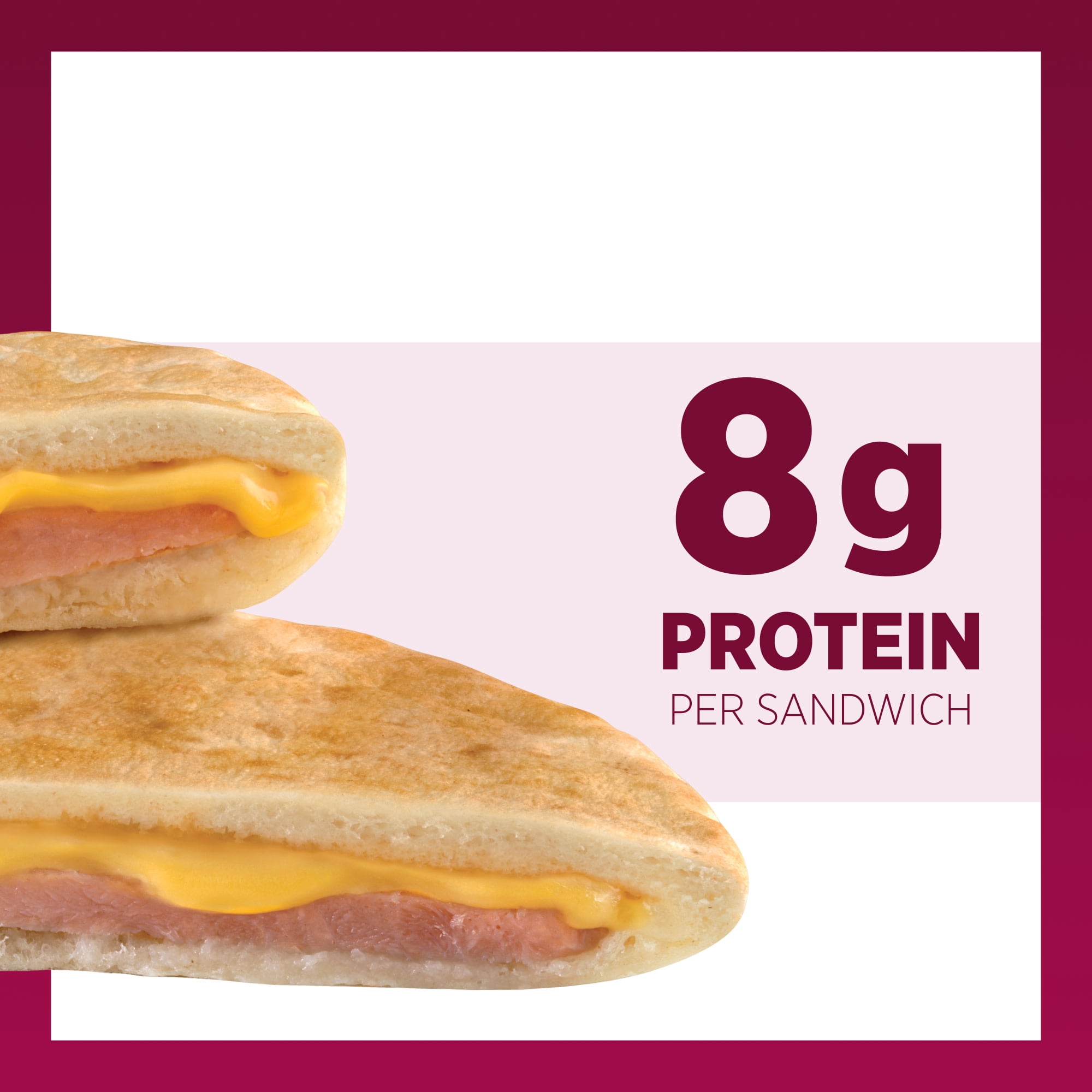 Sandwich Bros. Ham & Cheese Melts, Frozen Pita Sandwiches, 13.5 oz., 6-Count