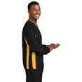 thumbnail image 3 of Sport-Tek Tipped V Neck Raglan Wind Shirt-2XL (Black/ Gold), 3 of 6