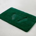 thumbnail image 2 of YHF Bathroom Rugs 24" X 47", Extra Thick & Soft Microfiber Shaggy, Machine Washable Bath Mats, Absorbent Bath Rugs, Non-Slip Rubber Backing Bath Mat for Bathroom Floor, Tub and Shower, Hunter Green, 2 of 5