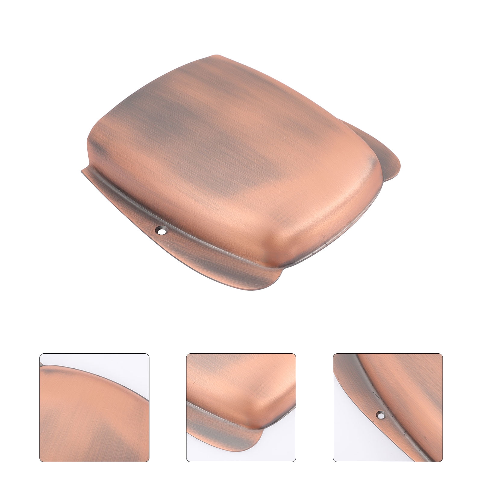 Luxshiny Metal Bass Bridge Cover 3Pcs Golden Professional Guitar Replacement Part