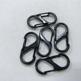 thumbnail image 5 of 20 Pièces Mini S Forme Mousquetons en Alliage d'Aluminium Mousquetons 8 Formes Durables Léger Imperméable à Double Boucle, pour la Maison, Randonnée en Plein Air, Pêche, Camping, Voyage, Etc, 5 of 5