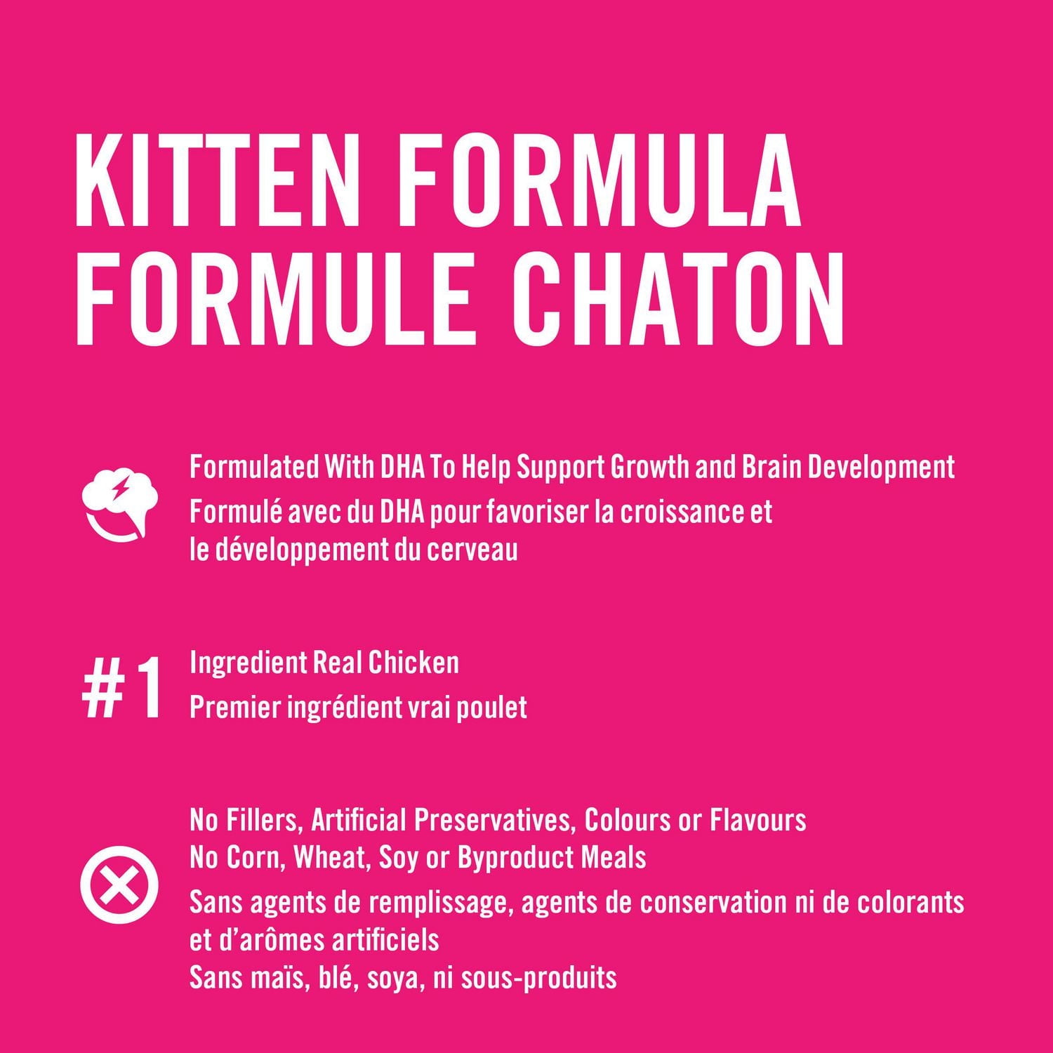 Pure Balance Pro+ Kitten Formula with Chicken & Brown Rice Dry Cat Food, 100 g, 1.5 kg