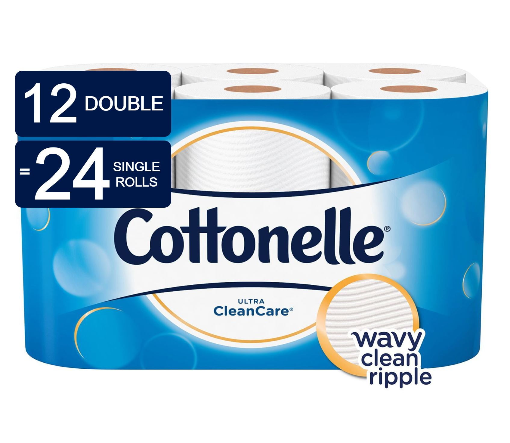 Cottonelle Ultra CleanCare Toilet Paper, Strong Bath Tissue, Septic