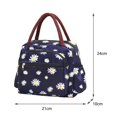 thumbnail image 4 of Vikakiooze 2022 Lunch box for women Canvas Handbag Lunch Bag Hand Carry Mother Bag Lunch Bag for Back-to School Fall savings, 4 of 4