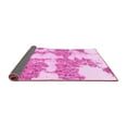 thumbnail image 2 of Ahgly Company Indoor Round Abstract Pink Modern Area Rugs, 6' Round, 2 of 4