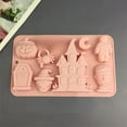 thumbnail image 4 of 1 Mold,Halloween Candy Silicone Halloween Pumpkin Bat Witch Hat Gummy Fondant Baking For Diy Ice Cube Sugar Halloween Cupcake,Baking Cake Ice Tray Chocolate Mold, 4 of 5