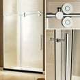 thumbnail image 2 of Dreamwerks 60 in. x 79 in. 10mm. Frosted Glass Sliding Shower Door in Bright Chrome, 2 of 6