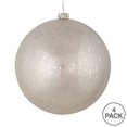 thumbnail image 2 of Vickerman N184307 Boule Argentée Pailletée Claire 6 Po. 4 par Sac, 2 of 3