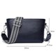 thumbnail image 3 of Bolso de hombro de piel de vaca de primera capa Bolso bandolera de moda Suave para el trabajo (Azul oscuro), 3 of 5