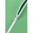 thumbnail image 4 of ABPHQTO Chaqueta con capucha y cordón de bolsillo con cremallera verde de mujer, 4 of 5