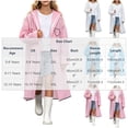thumbnail image 4 of YUANxueke Boys Girls Raincoats EVA Long Sleeve Waterproof Hooded Jackets Casual Zipper Outwear Jackets for 3-14 Years, 4 of 8