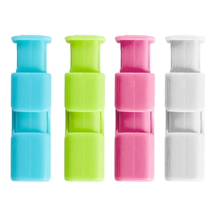 

Ekeka Clearance ! 4pcs Home ABS Kitchen Storage Reusable Bag Sealing Clip Fresh Keeping Food Snack
