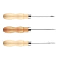 thumbnail image 2 of Abbracc 3Pcs Sewing Awl Punching Punch Hole Needle for Canvas DIY Handmade Leather Craft, 2 of 3