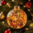thumbnail image 7 of Clearance BUTASY Fall Ornament Forest Wildlife In Glass Ball Hanging Pumpkin Maple Leaf Ornament for Thanksgiving Christmas Tree Decor, 7 of 7